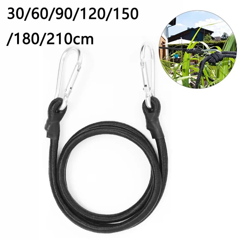 7 أنواع من حبال الربط المطاطية الخفيفة المقاومة للاهتراء، حبال ربط أمتعة السيارة، حامل سقف السيارة مع خطافات وحبال