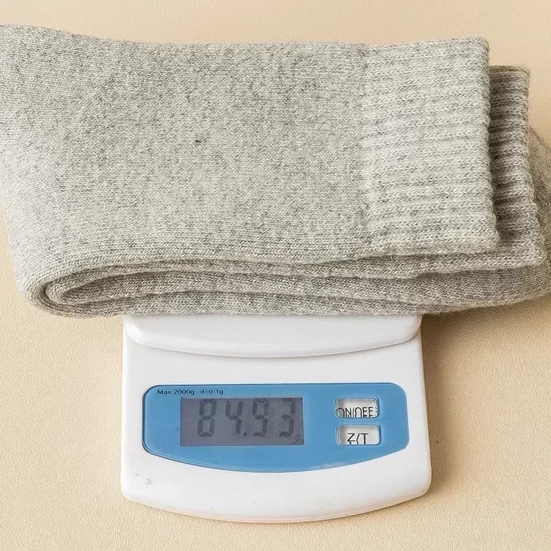 3 Pairs Men Women Wool Socks Couples Solid Winter Snow Chrismas Gift Thermal Cashmere Marino Thickened Fleece Terry Loop socks - 3