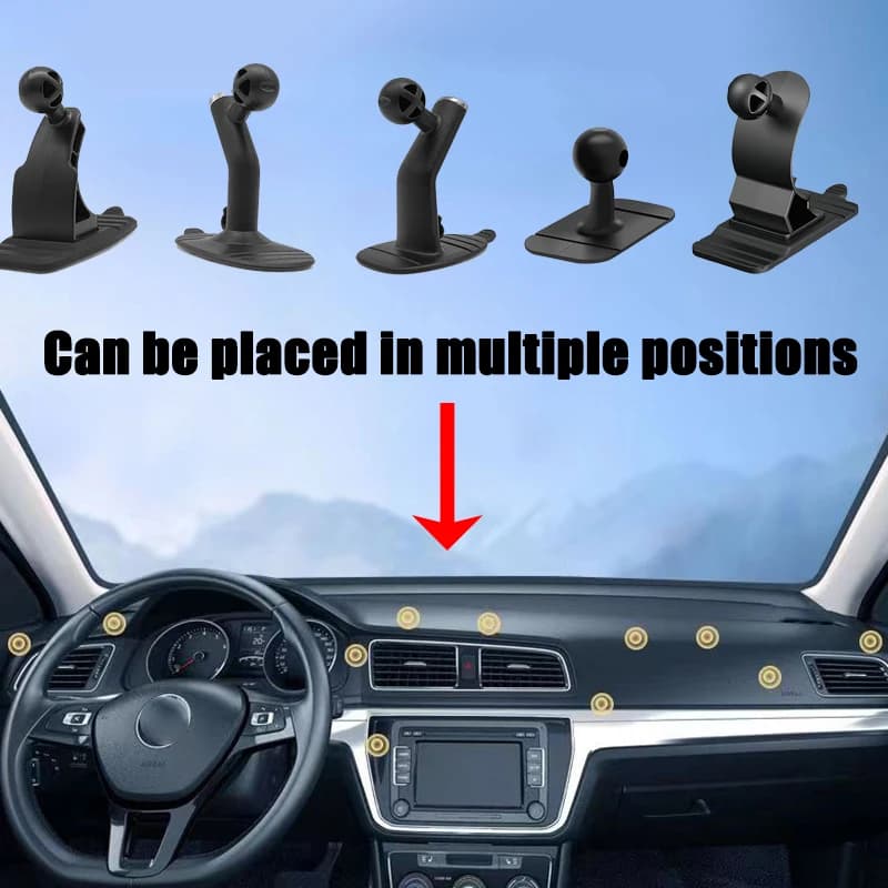 Self Adhesive Car Mount Base Adhesive Bracket Base for Center Console Dashboard Specific Navigation Phone Holder Accessories - 6