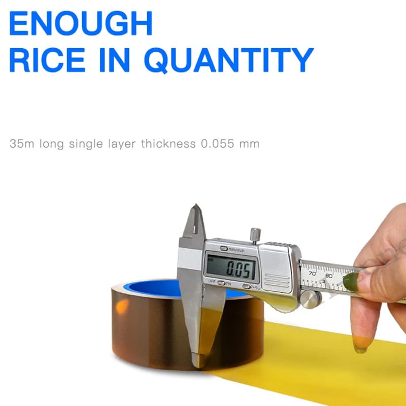 ميكانيكي ارتفاع درجة الحرارة مقاومة الشريط بوليميد ملصق الهاتف PCB لوحة دوائر كهربائية بطارية التفاف حماية إصلاح عزل أداة - 3