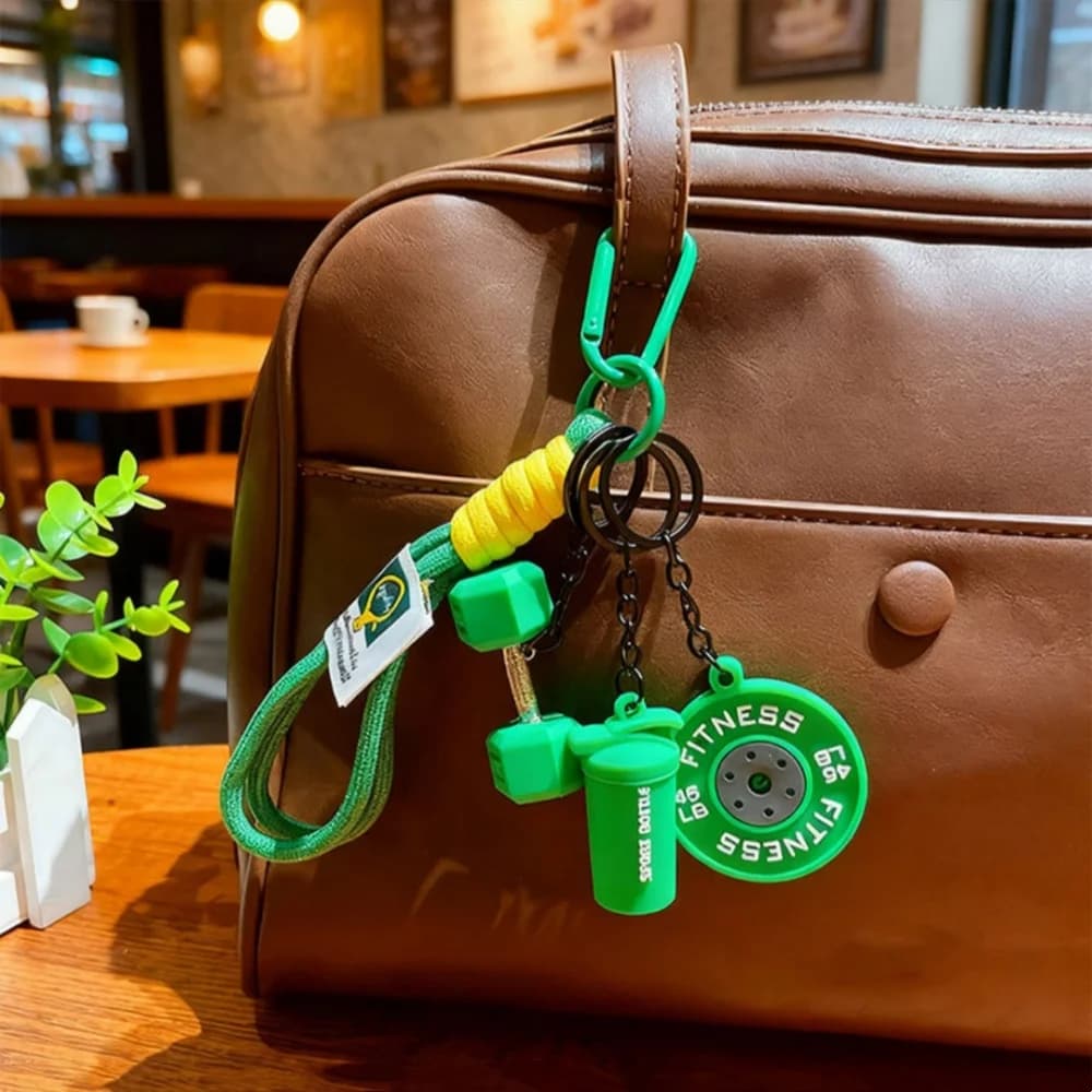 Sports Pendant Keyring Detachable Dumbbell Keychain Gym Bag Keychain Diy Fitness Keychain For Gifts For Sports Enthusiasts Key - 5