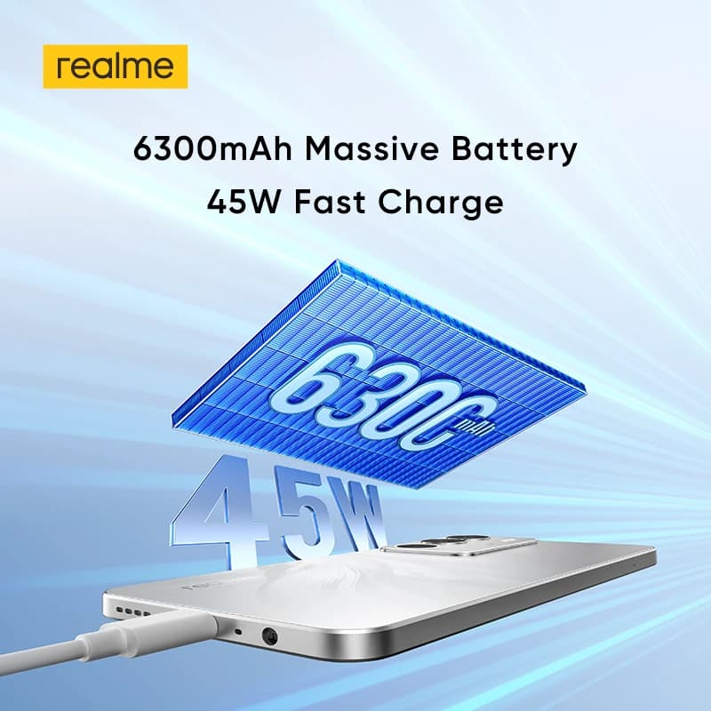 [العرض الأول عالميًا] هاتف realme C71 الذكي ببطارية 6300 مللي أمبير وشحن 45 واط وشاشة 6.67 بوصة بمعدل تحديث 120 هرتز وكاميرا 50 ميجابكسل ومعالج UNISOC T7250 وتقنية NFC ودرجة حماية IP64 - 3