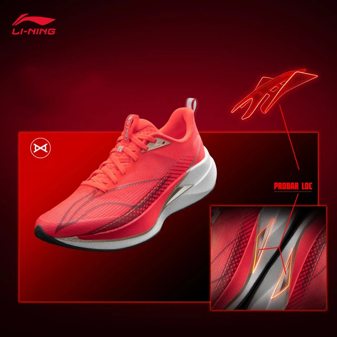 LI-NING RED HARE 9 PRO Men's Running Shoes BOOM FIBER Reflective Lightweight Racing Training Running shoes ARPW001 - 2