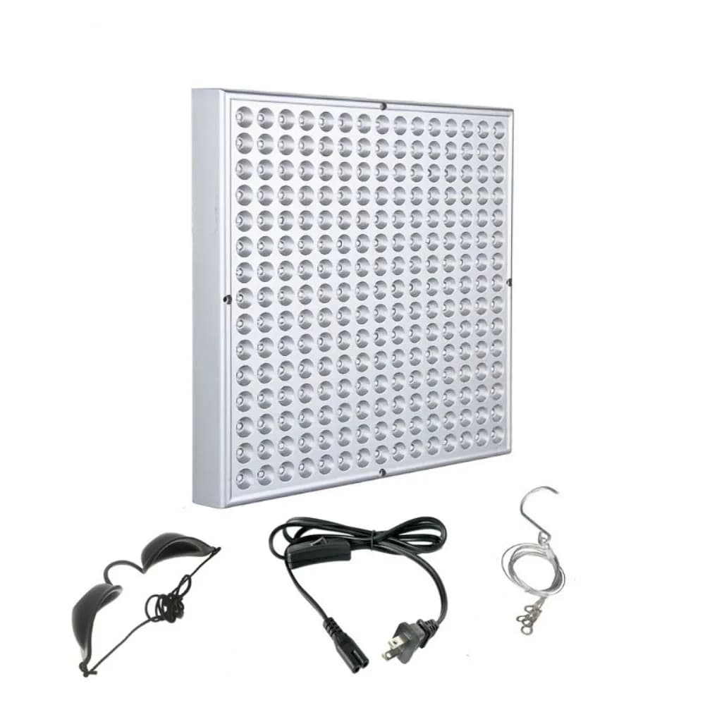 لوحة تجميل بتقنية العلاج الضوئي الأحمر LED مع مصباح تدفئة منزلي 660nm/850nm، جهاز علاج فيزيائي 45 واط - 5