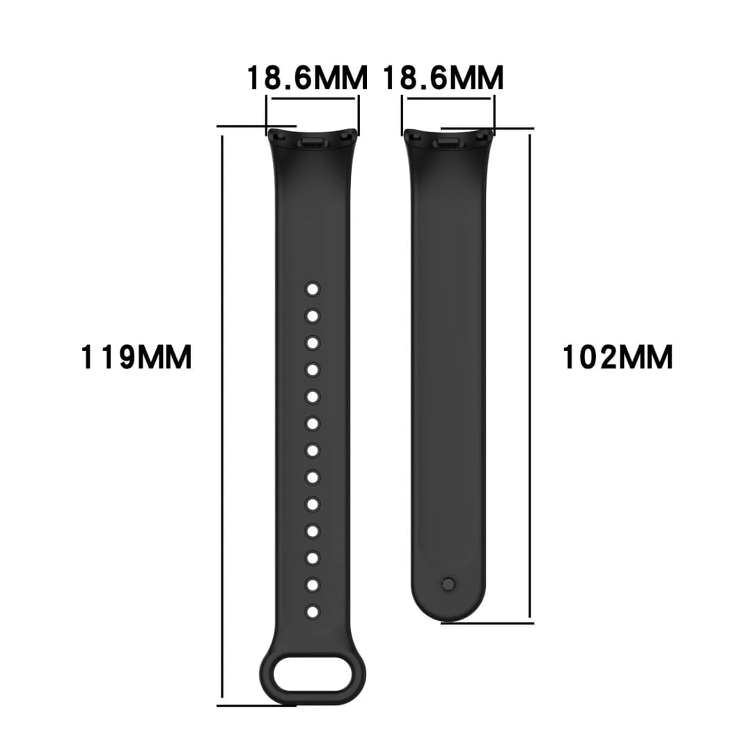 Silicone Strap for Xiaomi Mi Band 10 9 8 Strap NFC Sport Rubber Bracelet pulseira Correas Xiaomi Smart Band 10 9 8 Accessories - 5