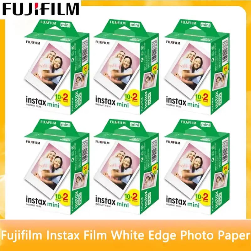 10-100 Sheets Fujifilm Instax Mini White Edge Film Instant Photo Paper For FUJI Instant Camera Mini 12/11 Mini 9 8 7s 70 EVO - 2
