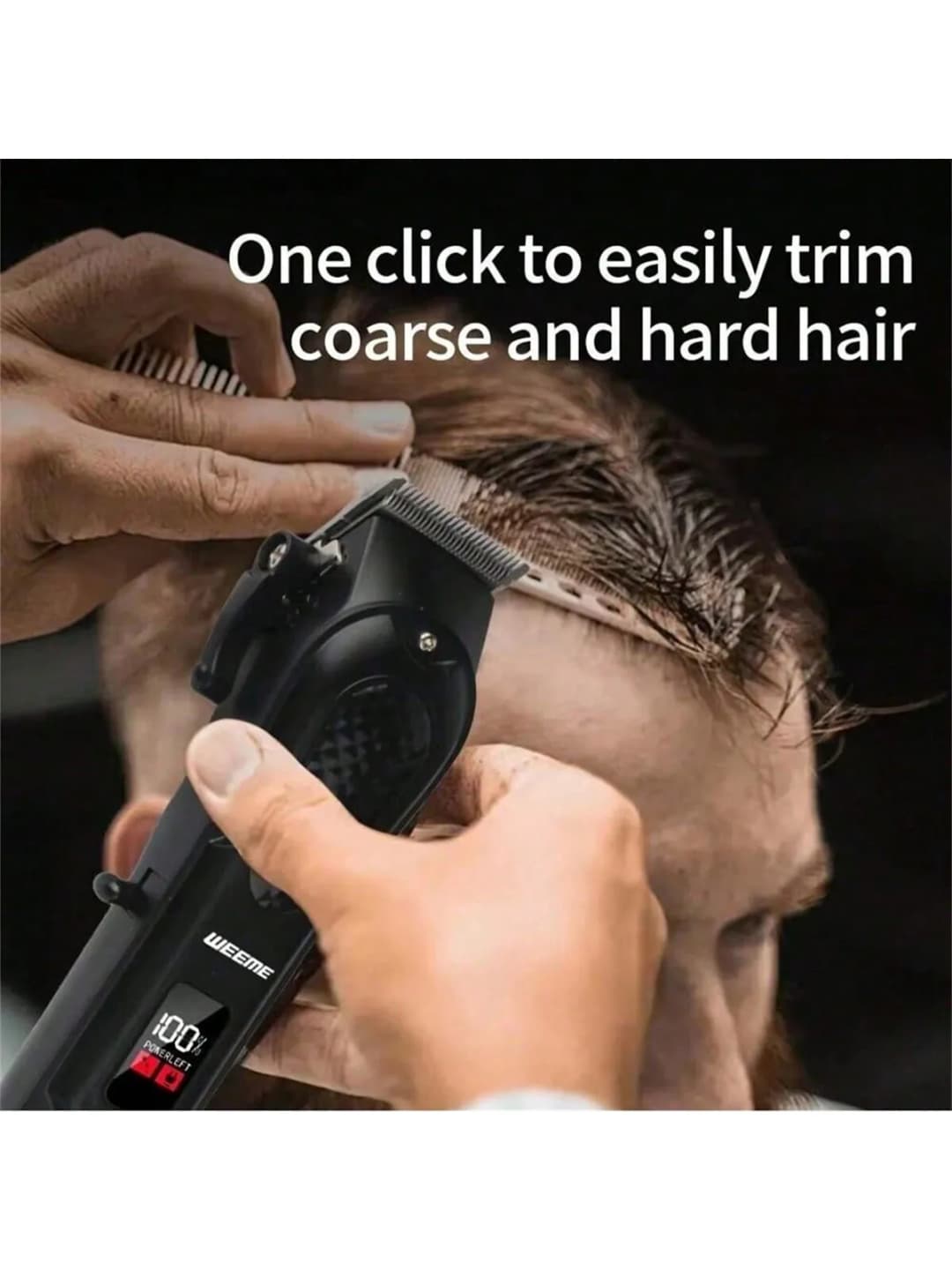 Professional USB Rechargeable Hair Clipper & Beard Trimmer, Cordless, Ideal Gift for Men