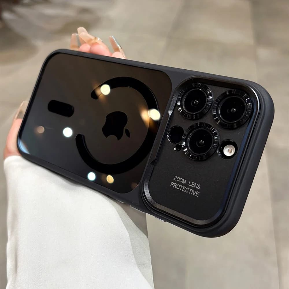 درع مغناطيسي شفاف من PC مقاوم للصدمات لهاتف آيفون 17 برو ماكس الهواء متوافق مع Magsafe، مناسب لآيفون 13/14/15/12/16 برو ماكس - 5