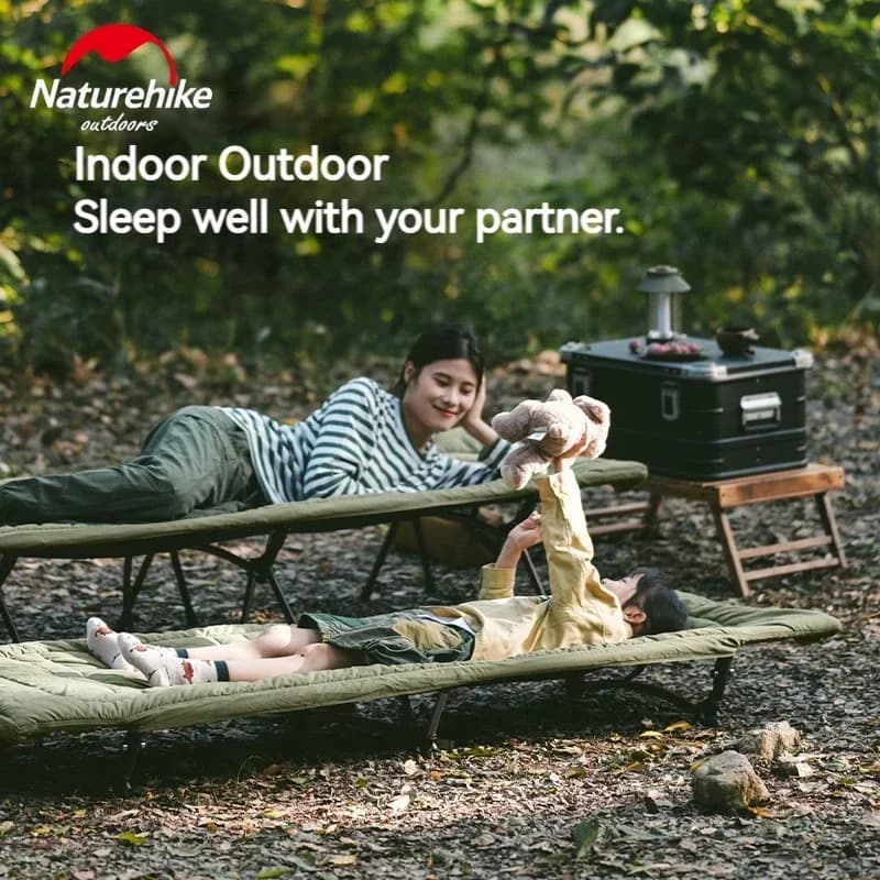 مفرش نوم تخييم خارجي جديد من Naturehike مع غطاء قطني - 5