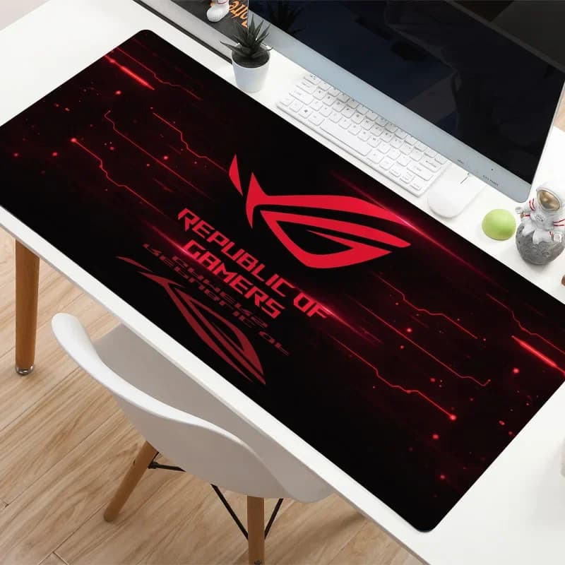 لوحة ماوس كبيرة ASUS Xxl، جمهورية اللاعبين ROG، سجادة ماوس، قاعدة مطاطية غير قابلة للانزلاق، لوحة مكتب للكمبيوتر ولوحة مفاتيح