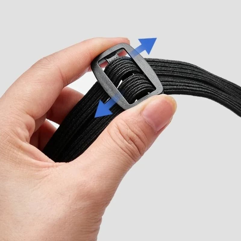 Motorcycle Helmet Straps with Hook Retractable Motorcycle Elastic Rope Helmet Luggage Adjustment Fix Buckle Rope Accessories - 5