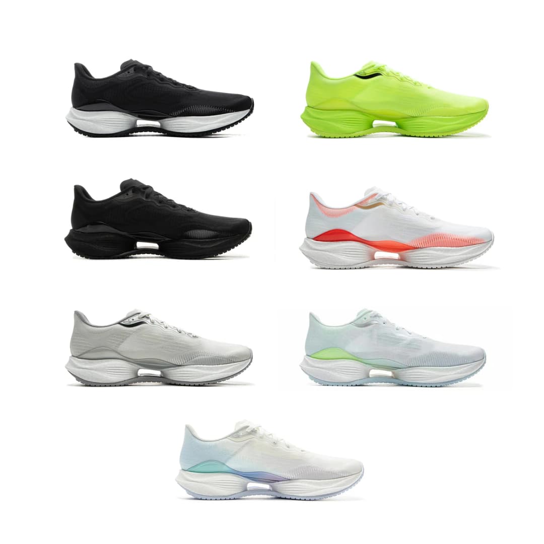 أحذية الجري الخفيفة SUPER LIGHT 22 للرجال من لي نينغ، بتقنية TEMPO BOUNSE وBOOM FIBER، أحذية سنيكرز قابلة للارتداء مقاومة للانزلاق ARBV001 - 2