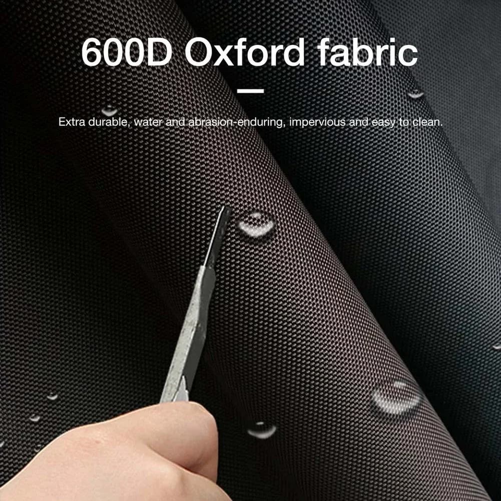 صندوق تخزين منظم صندوق سيارة من قماش أكسفورد، حقيبة منظم سيارة قابلة للطي، جيوب تخزين للسيارات السيدان والشاحنات الصغيرة، سعة 50/60/70 لتر - 4