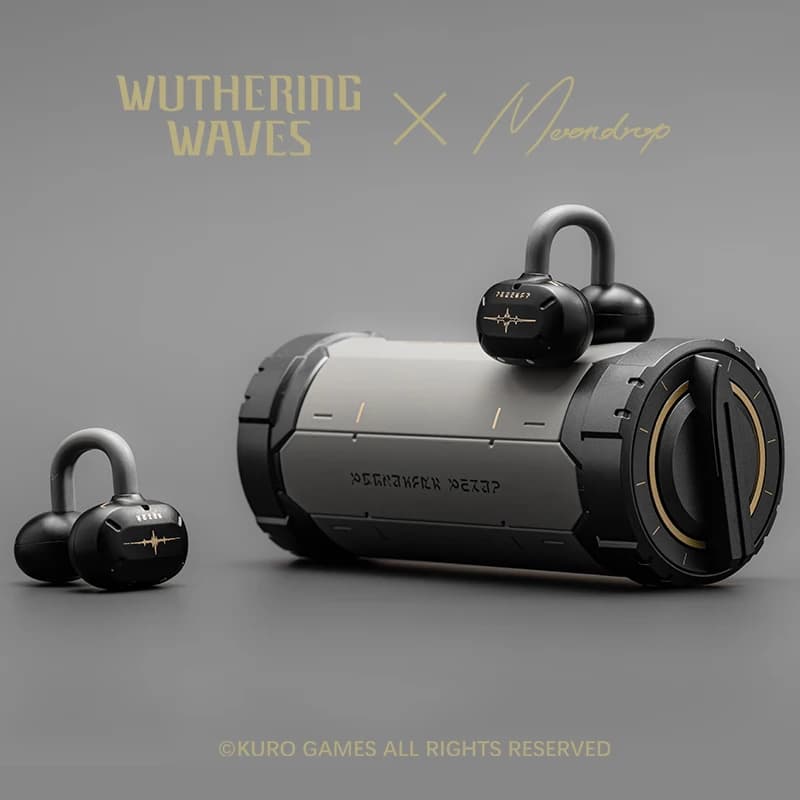 Wuthering Waves x MOONDROP U.C.T.S. OWS Ear Clip Headphones Bluetooth 6.0 Earphone LHDC-V HiFi Transmission AI Noise Cancelling - 4