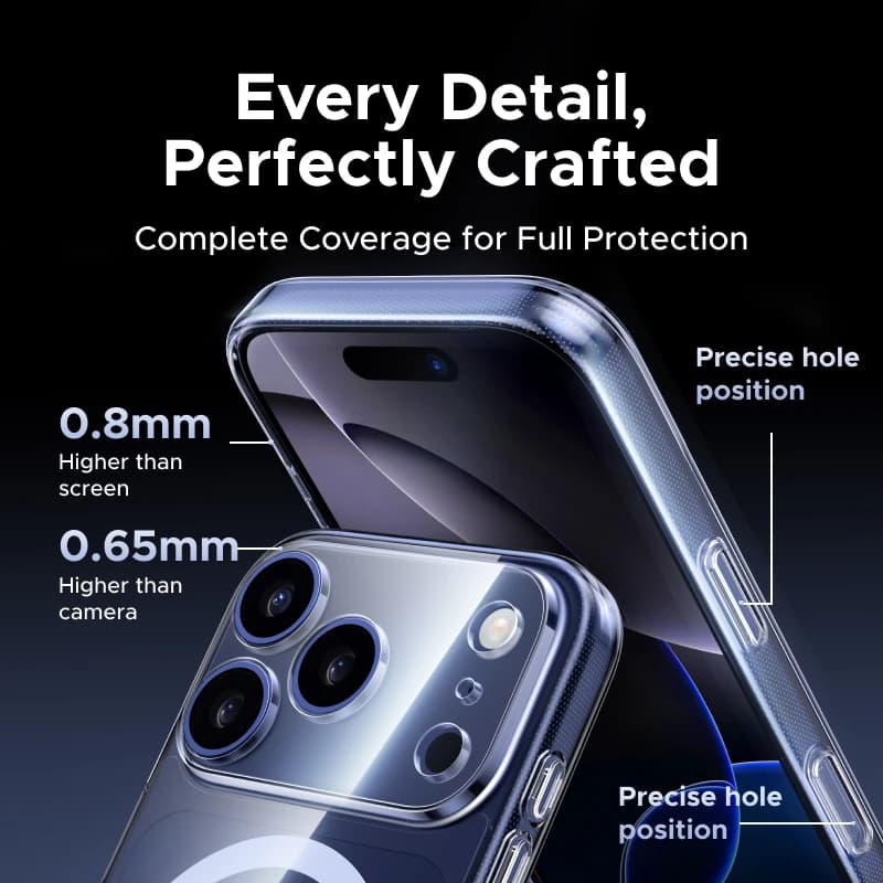 جرين غطاء مغناطيسي لهاتف آيفون 17 برو، غطاء مقاوم للصدمات لهواتف آيفون 17 و16 و15 و14 برو وآير 17 برو ماكس، متوافق مع ماج سيف وماك سيف - 5