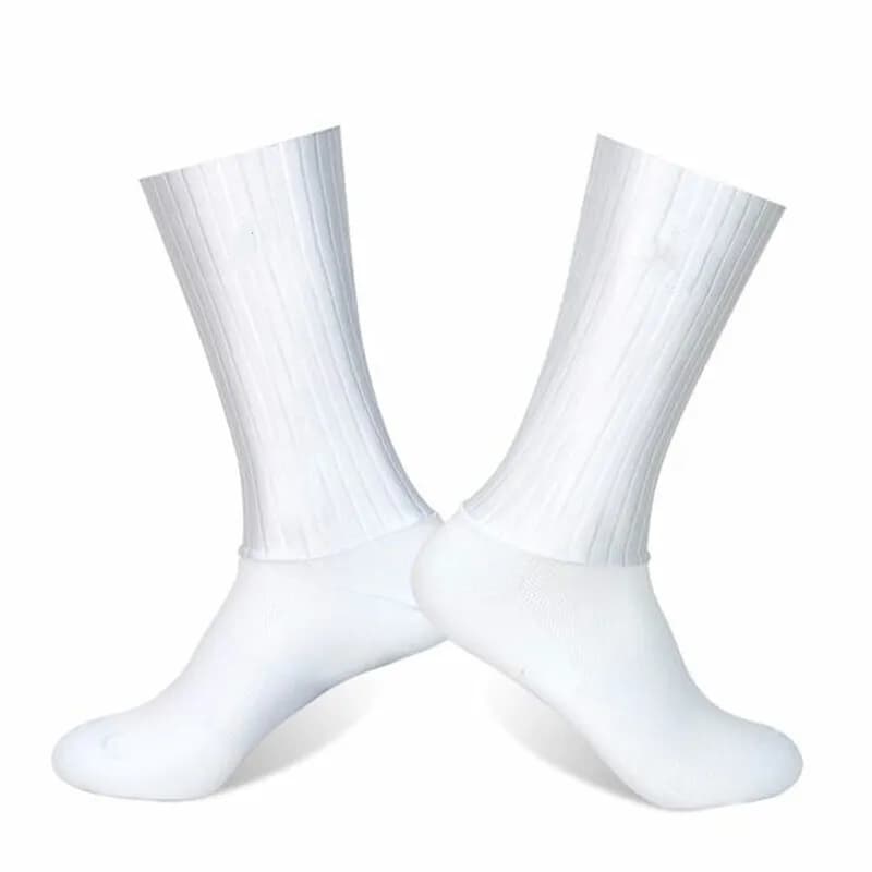 Cycling Slip Anti Silicone Summer Whiteline Aero Socks Socks Men Bicycle Sport Running Bike Socks Calcetines 2024 new socks - 4