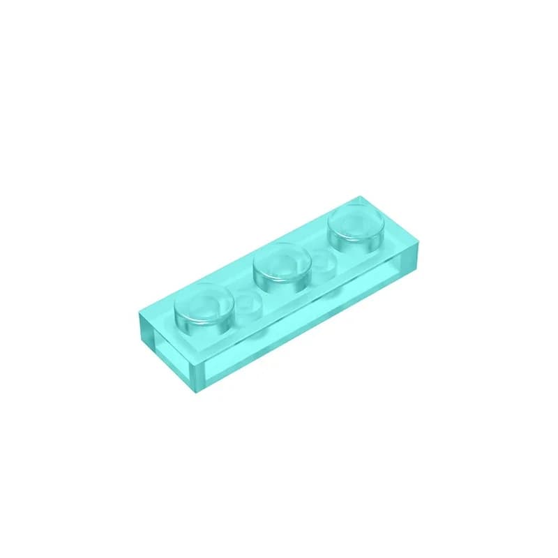 Gobricks GDS-503  Plate 1 x 3 compatible with lego 3623 pieces of children's DIY building block Particles Plate DIY - 4