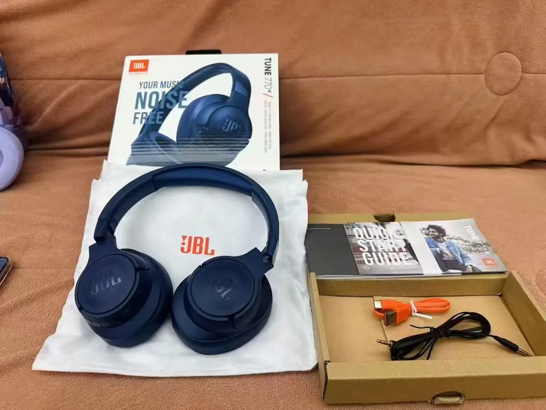 Original JBL Tune 770NC Wireless Bluetooth Headphones Noise Cancelling Earphone Music Sports Folding Headset JBL TUNE770NC - 5
