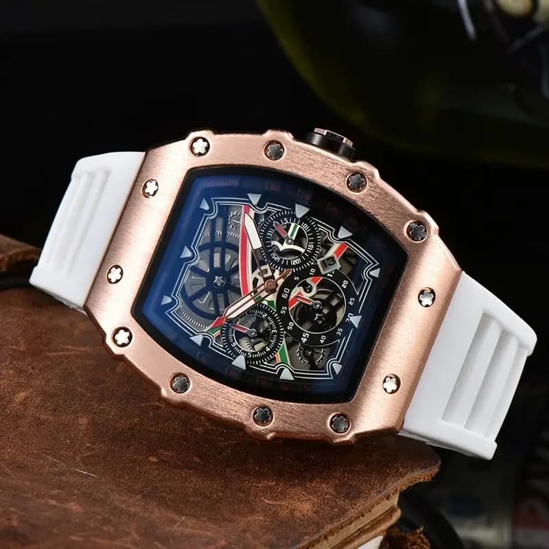 Luxury Men’s Quartz Watch for Men  Wristwatch Calendar Waterproof Fashion Casual Hollow Male reloj hombre - 2