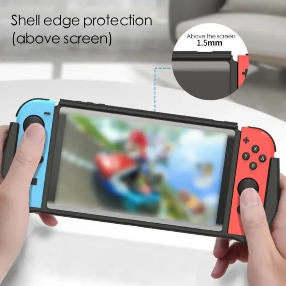 غطاء حماية سيليكون ناعم لجهاز Switch OLED، غطاء واقي لإكسسوارات جهاز الألعاب - 5