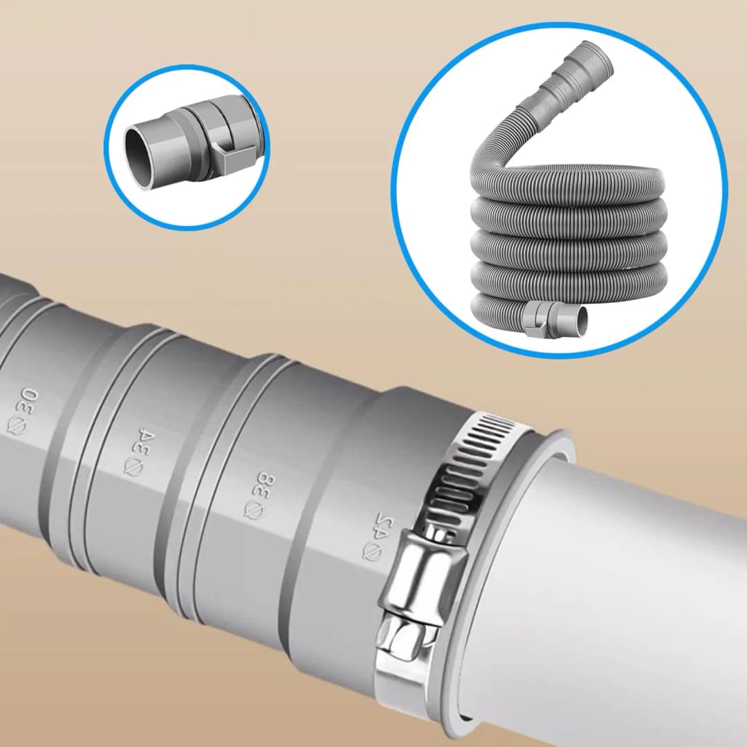 Foldable Caravan Drainage Pipe Motorhome Sewage Hose Kit Rv Sewer Hose Kit Heavy Duty Adjustable RV Drain Pipe RV Dump Hose - 5