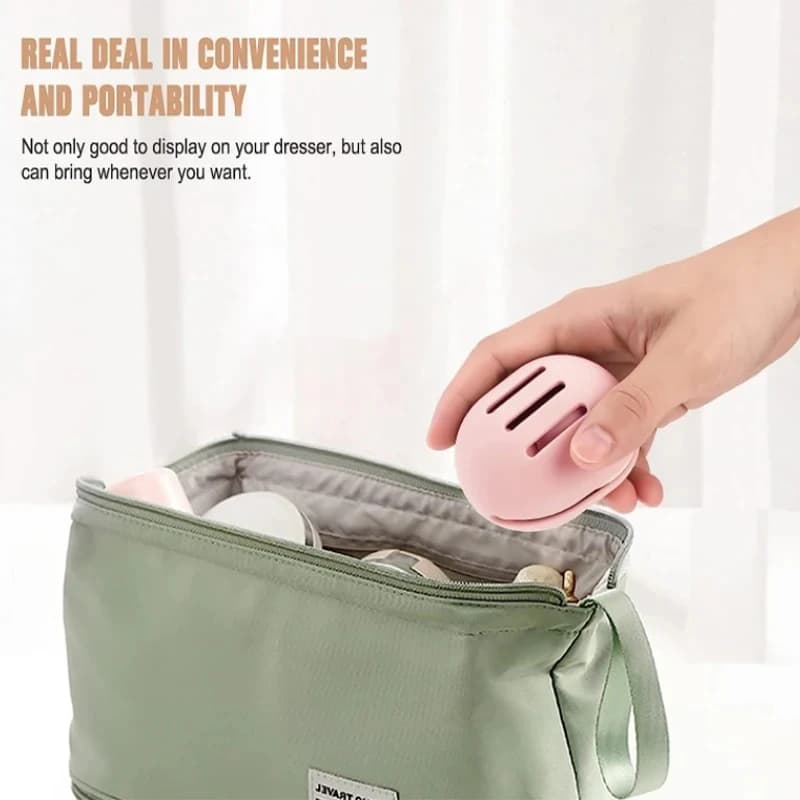1Pcs Makeup Sponge Holder Eco-Friendly Silicone Multi-hole  Storage Case Travel Protable Cosmetic Puff Holder Box - 5