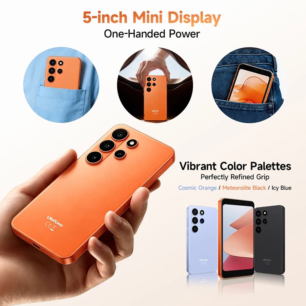 【World Premiere】Ulefone Note 22 Mini 5.0" Smartphone Android 16 Removable Battery Mobile Phone Dual SIM Standby Global Version - 3