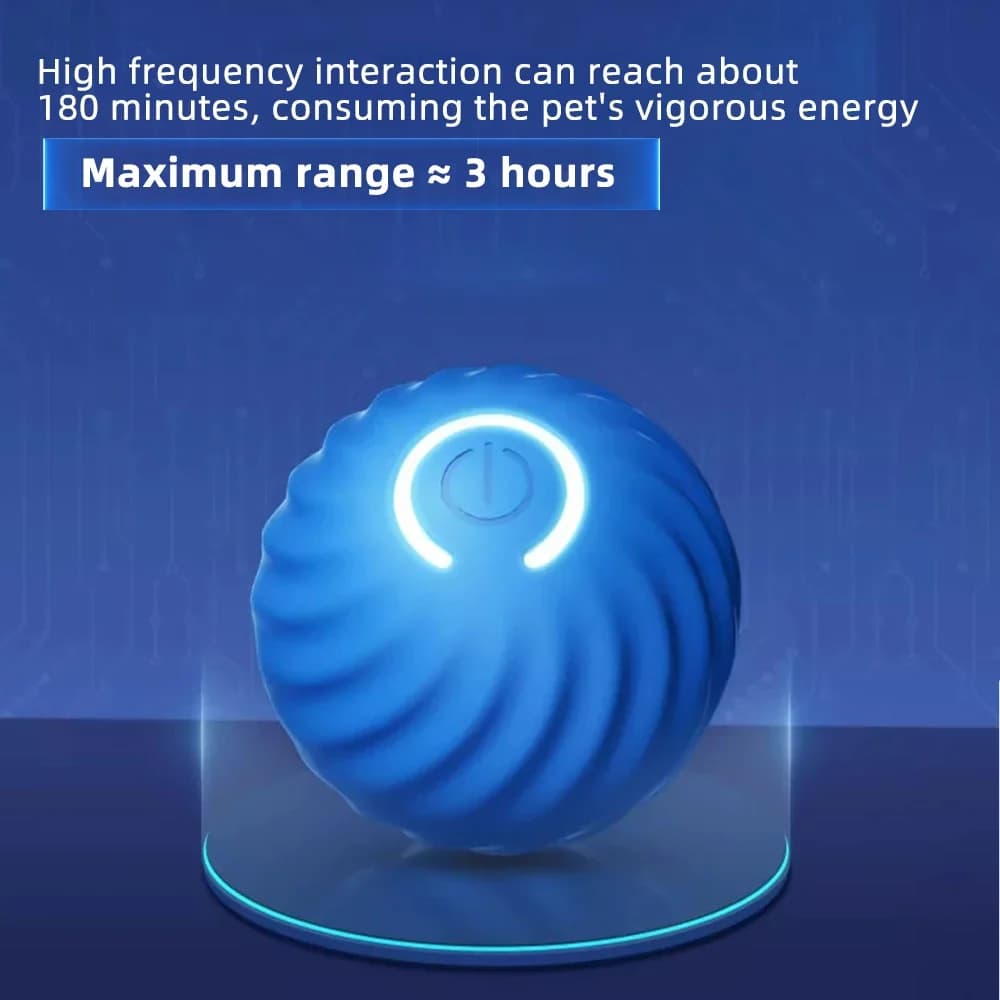 Pet Toy Ball Electric Interactive Game Gravity Sensor Smart Jumping Rolling Ball Automatic Moving Puppy Cat Entertainment Toys - 3
