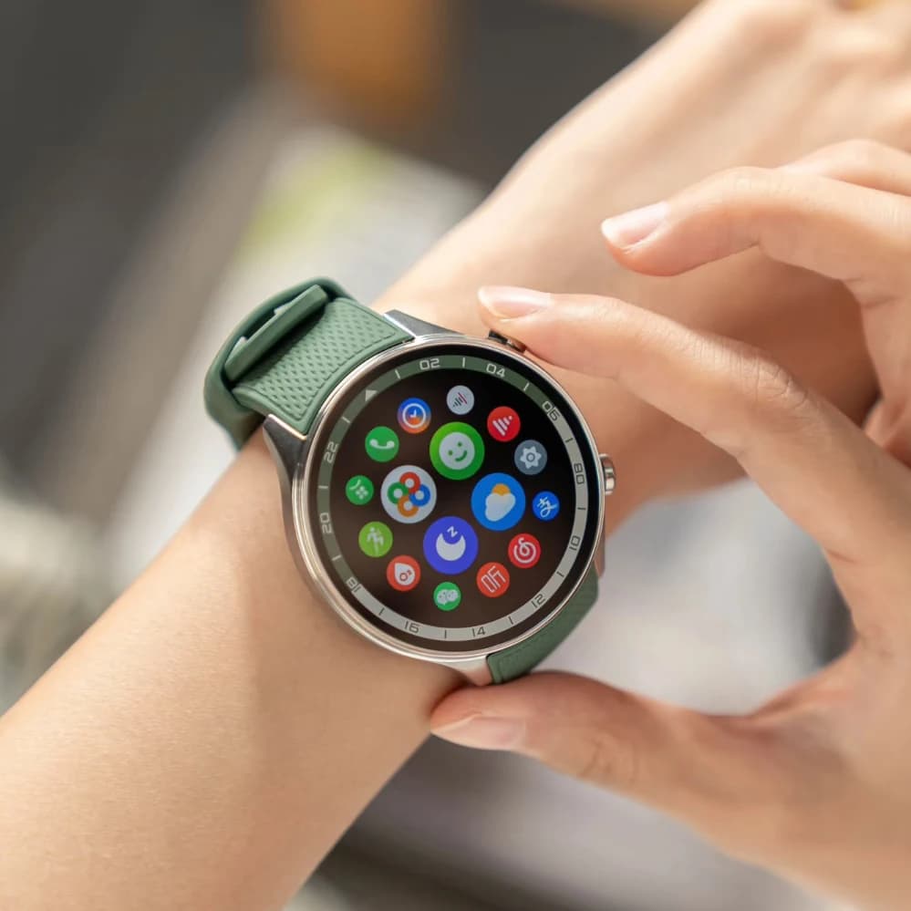 إصدار عالمي ساعة ون بلس ووتش 3 سمارت ووتش 1.50 بوصة شاشة LTPO AMOLED معالج سناب دراجون W5 نظام تحديد المواقع ثنائي التردد نظام التشغيل وير - 3
