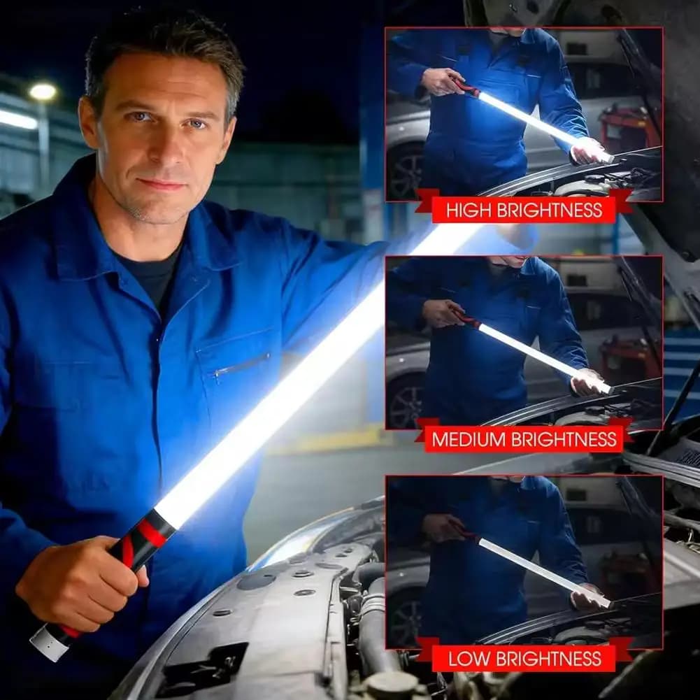 73cm Flexible LED Flashlight Stick Rechargeable Work Light Professional Mechanic Tool for Car Repair Engine Bay Inspection Lamp - 4