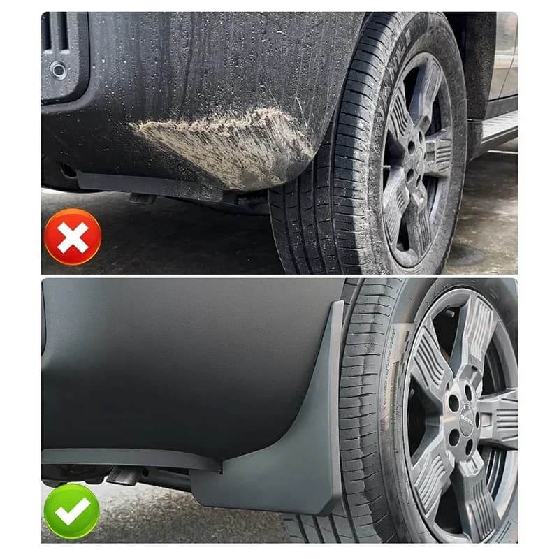 لسيارة Chery Jetour Traveller T2 واقيات الطين غطاء واقي من البلاستيك أغطية واقية من الرذاذ أغطية واقية من الوحل إكسسوارات السيارات - 6