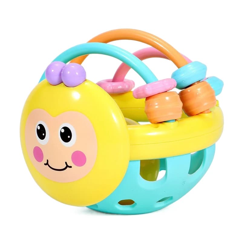 Baby Soft Teething Toys Newborn Early Educational Sensory Teether Rattle Touch Hand Grasping Ball Develop Infant Ball Game Toy - 2