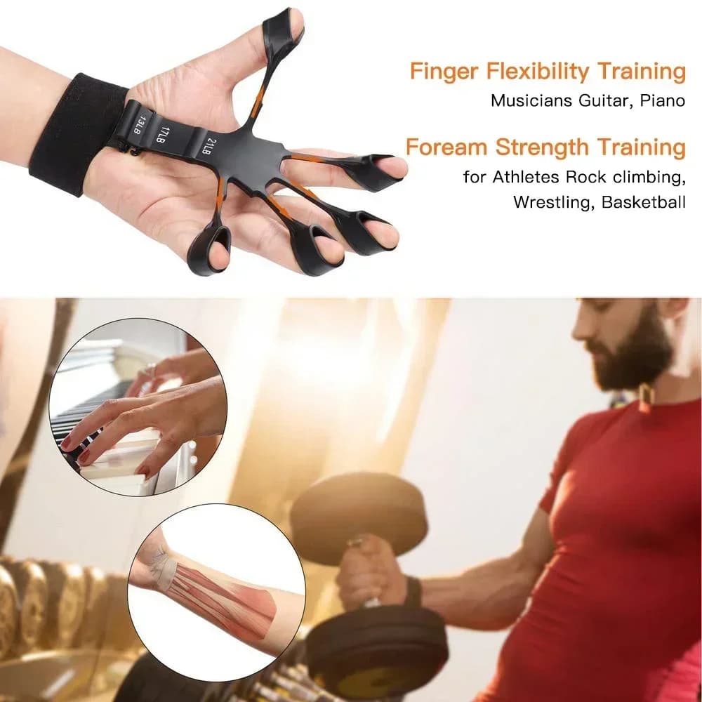10-100Kg Strengthen Hand Grip Set Wrist Expander Finger Exerciser Forearm Muscle Recovery Fitness Gym Training Hand Gripper Gift - 4