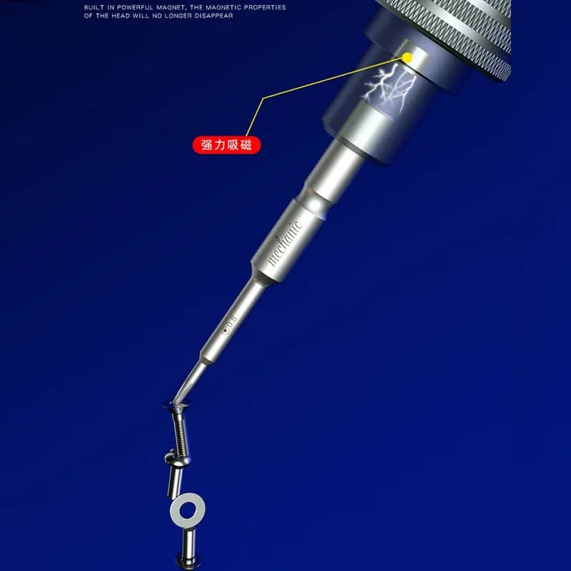 مجموعة مفكات عالية الصلابة من MECHANIC، مفك براغي محدب، صليب، توركس T2، Y0.6، بينتالوب، فيليبس، لأجهزة iPhone 17 والأجهزة اللوحية - 3