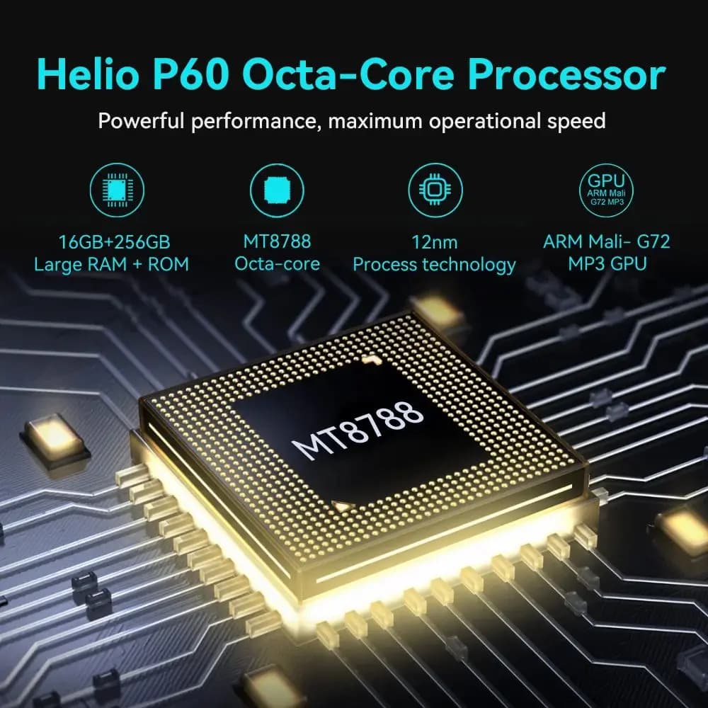 هاتف Cubot X30P، نظام أندرويد 13، كاميرا خماسية 48 ميجابكسل، ذاكرة وصول عشوائي 16 جيجابايت، ذاكرة داخلية 256 جيجابايت، NFC، شاشة 6.4 بوصة FHD+ ثقب، بطارية 4200 مللي أمبير، هاتف 4G - 3