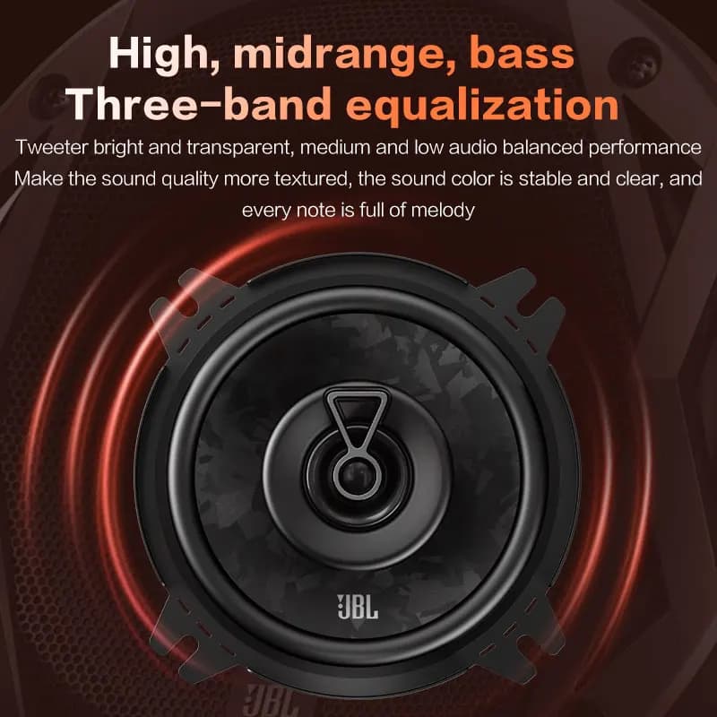 JBL car audio speaker 4-inch coaxial speakers 2-channel stereo speakers car subwoofer full-frequency tweeter and midrange - 3