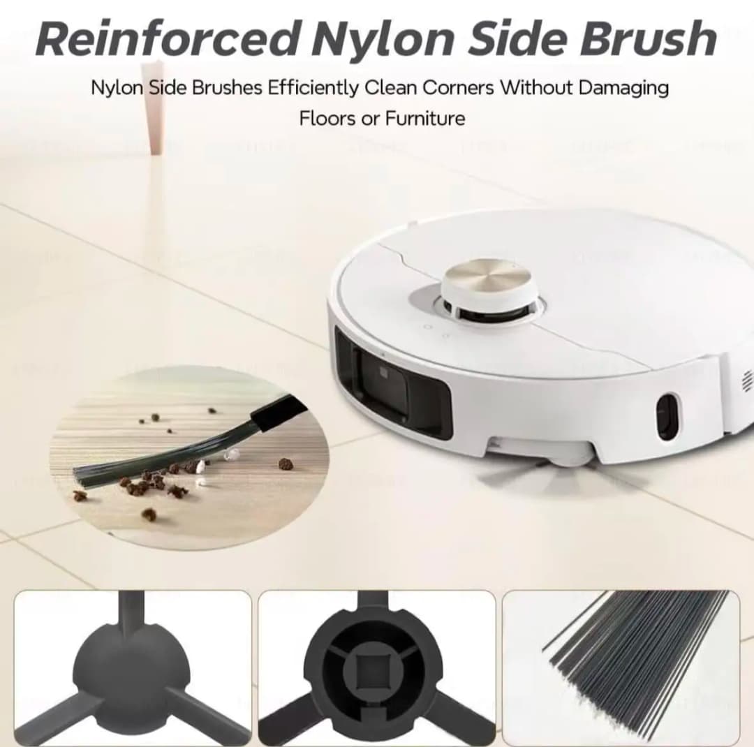 Dreame L40 Ultra AE / D20 UItra Robot Vacuum Spare Parts Main Side Brushes Mop Cloths HEPA Filters Dust Bags Accessories - 6