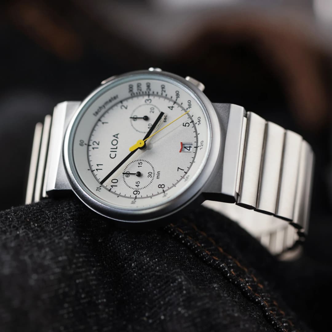 ساعة يد رجالية فضية عالية الجودة من سي لوا، ميناء كبير، علامة تجارية فاخرة، موضة 2025، كوارتز - 3