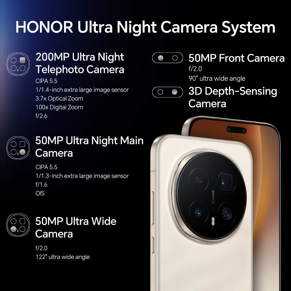 إصدار عالمي هونر ماجيك 8 برو سنابدراجون 8 إيليت الجيل 5 شاشة أوليد 6.71 بوصة 120 هرتز بطارية 7100 مللي أمبير شحن فائق 100 واط ماجيك 8 برو - 4