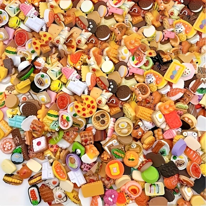 ألعاب طعام صغيرة، راتنج، دمية مطبخ، تمثال طعام صغير، اكسسوارات هالوين - 5