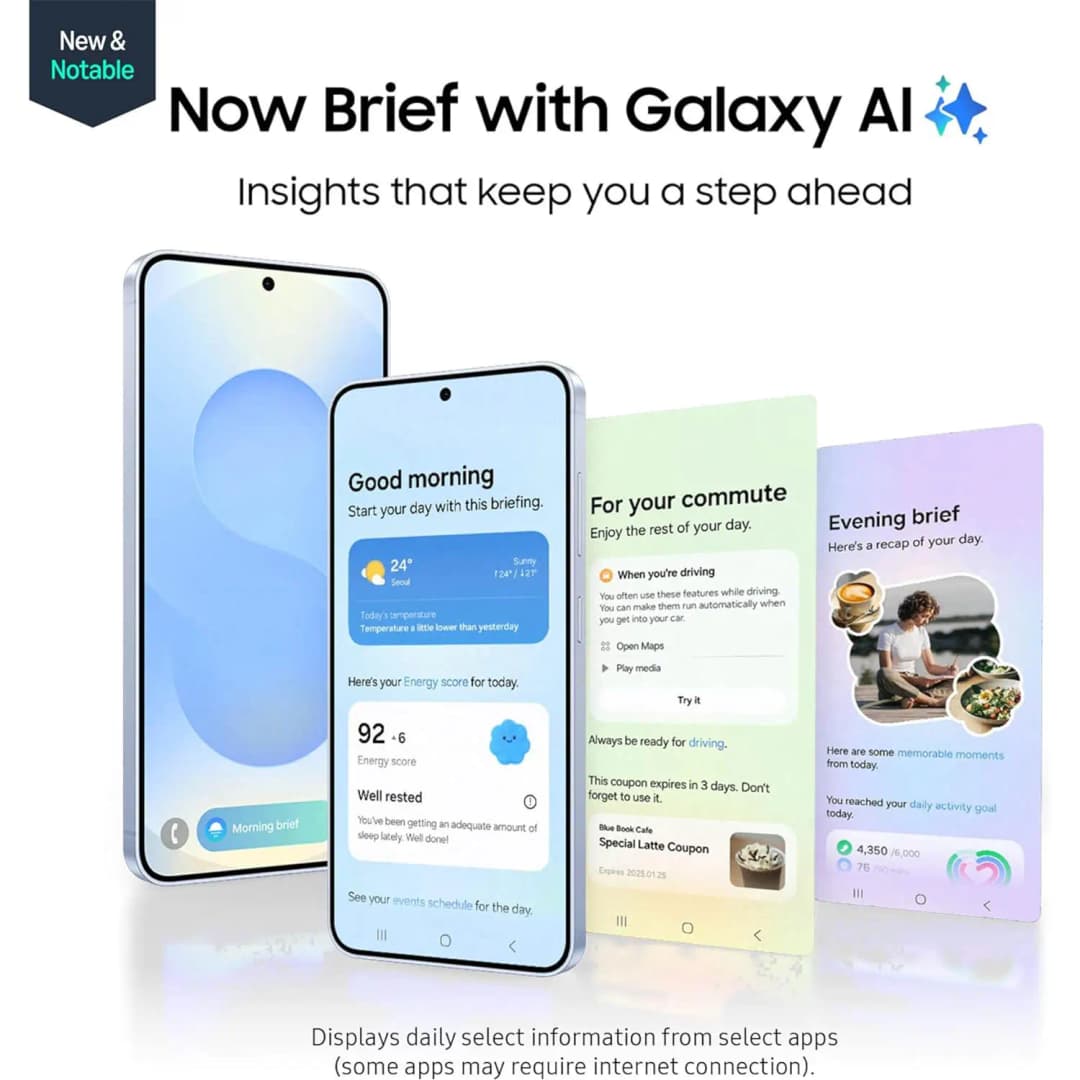 سامسونج جالاكسي S25 AI الجديد 2025، معالج سنابدراجون 8 النخبة، شاشة ديناميكية 6.2 بوصة AMOLED 2X بمعدل تحديث 120 هرتز، بطارية 4000 مللي أمبير، مقاوم للماء والغبار IP68 - 4