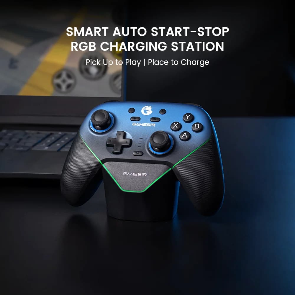 وحدة تحكم GameSir Super Nova اللاسلكية مع Bluetooth ومحطة شحن لأجهزة Nintendo Switch 2 وiPhone وAndroid وPC - 3