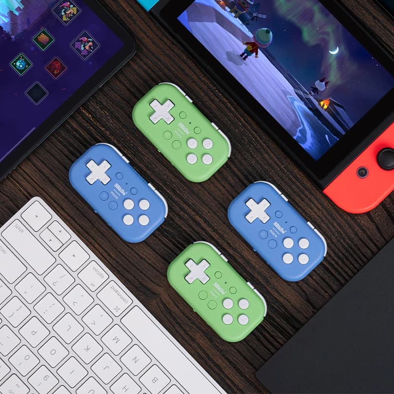 8Bitdo يد تحكم بلوتوث صغيرة الحجم مصغرة للتبديل وأندرويد وRaspberry Pi، تدعم وضع لوحة المفاتيح - 2