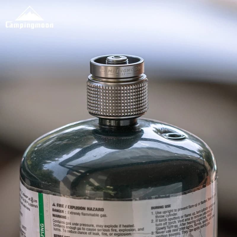 محول البروبان التخييم موقد غاز محول محول صمام البروبان اسطوانة علبة محول للتخييم في الهواء الطلق خزان الغاز - 2