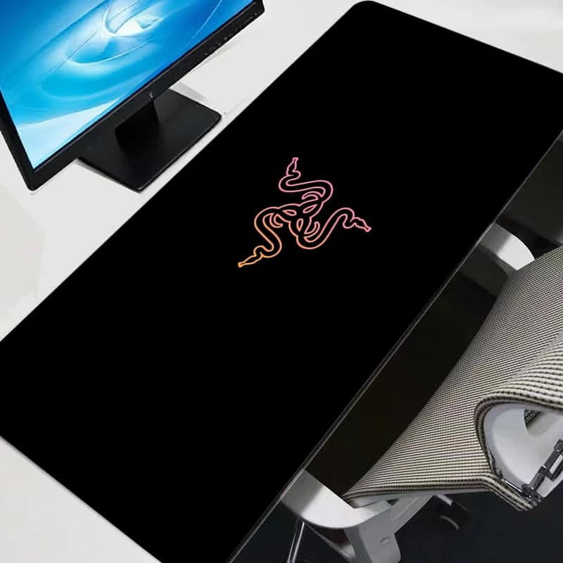 Mousepad Gamer Computer Accessories Keyboard Pad Razer Logo Table Mat Soft Mouse Pad Company Gaming Laptop Desk Accessory PC Mat - 5