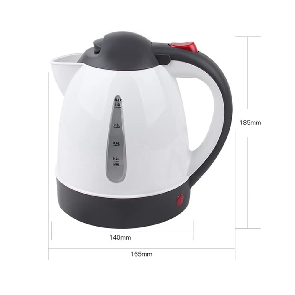 1000mL Car Electric Kettle 12V/24V 150W Portable Cigarette Lighter Kettle for Trip Travel Car Truck Travel Coffee Heated Tea Pot - 2