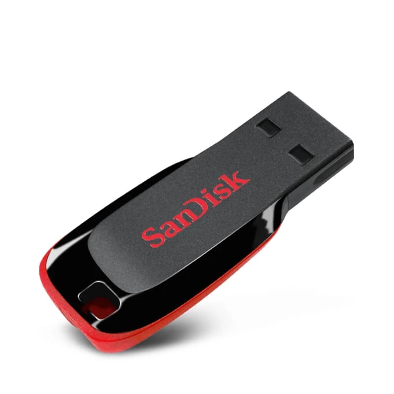 محرك أقراص فلاش USB من Sandisk طراز CZ50 بسعات 32 جيجابايت و64 جيجابايت و128 جيجابايت و16 جيجابايت USB 2.0 قرص فلاش صغير - 3