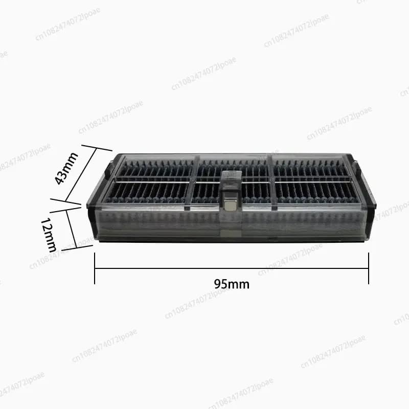 إكسسوارات استبدال لمكنسة دريم L40 ألترا / X40 ألترا الكهربائية: فرشاة جانبية رئيسية، فلتر HEPA، قطع قماش للممسحة، كيس غبار، قطع غيار - 3
