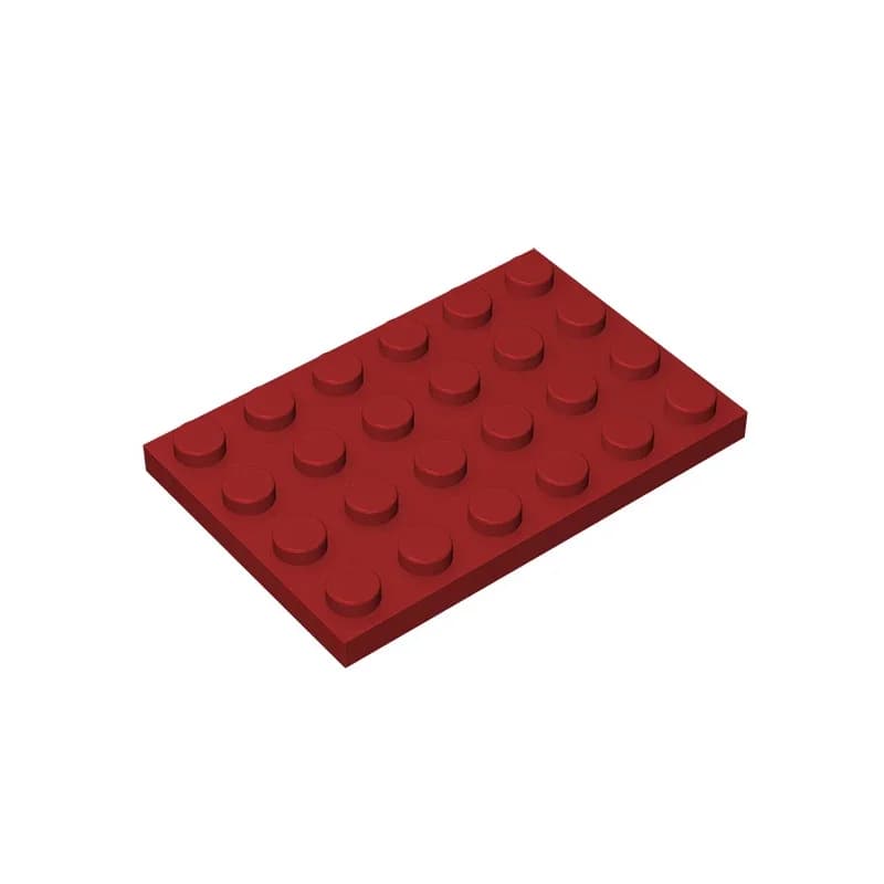 Gobricks GDS-520 Plate 4 x 6 compatible with lego 3032 pieces of children's DIY Educational Particles Moc Parts - 5