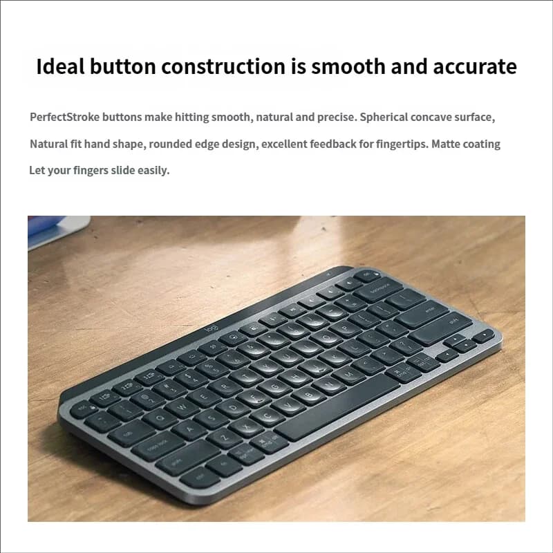Logitech MX Keys Mini For Business Wireless Bluetooth Keyboard High end Office Intelligent Backlight with Receiver Smooth - 3